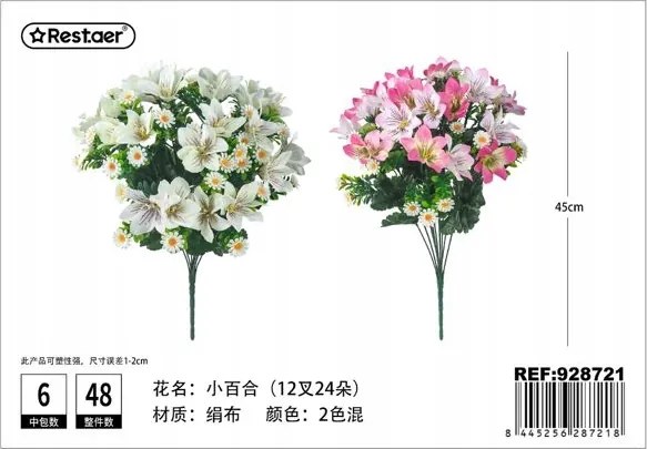 Hosszú Művirág csokrok Liliomok minden alkalomra