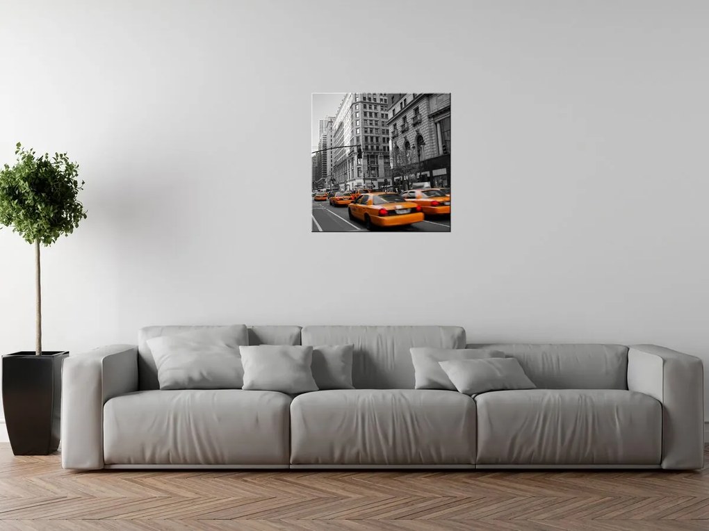 Gario Vászonkép Manhattan Taxi Méret: 20 x 30 cm
