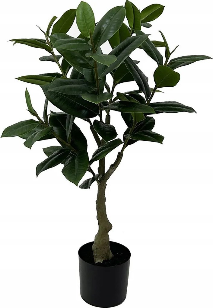 Műnövény Cserépben Műgumi Fa 69 cm