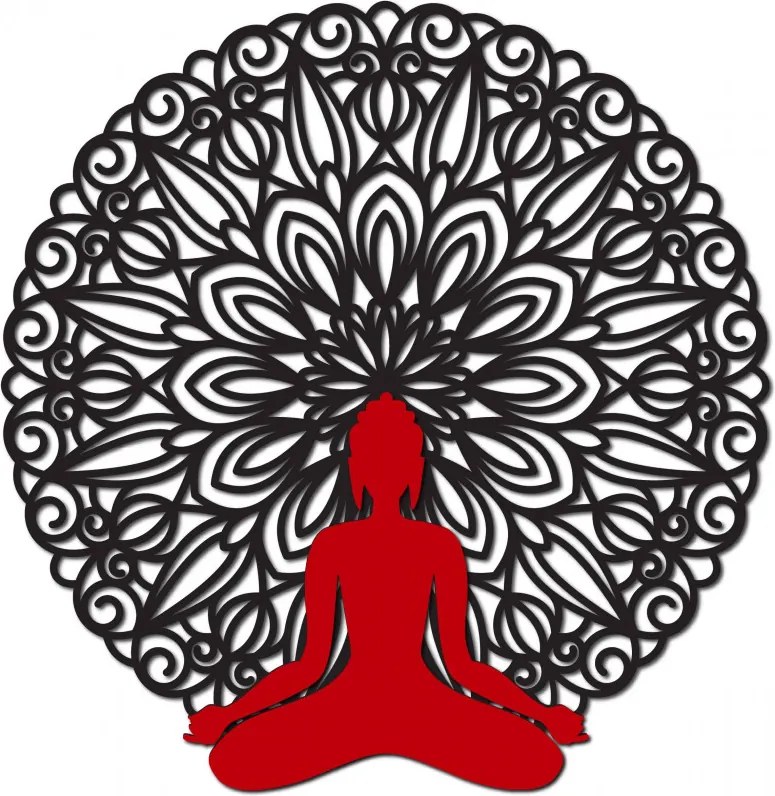 Sentop - Mandala 3D-s kép a Buddha mandala színes design falán