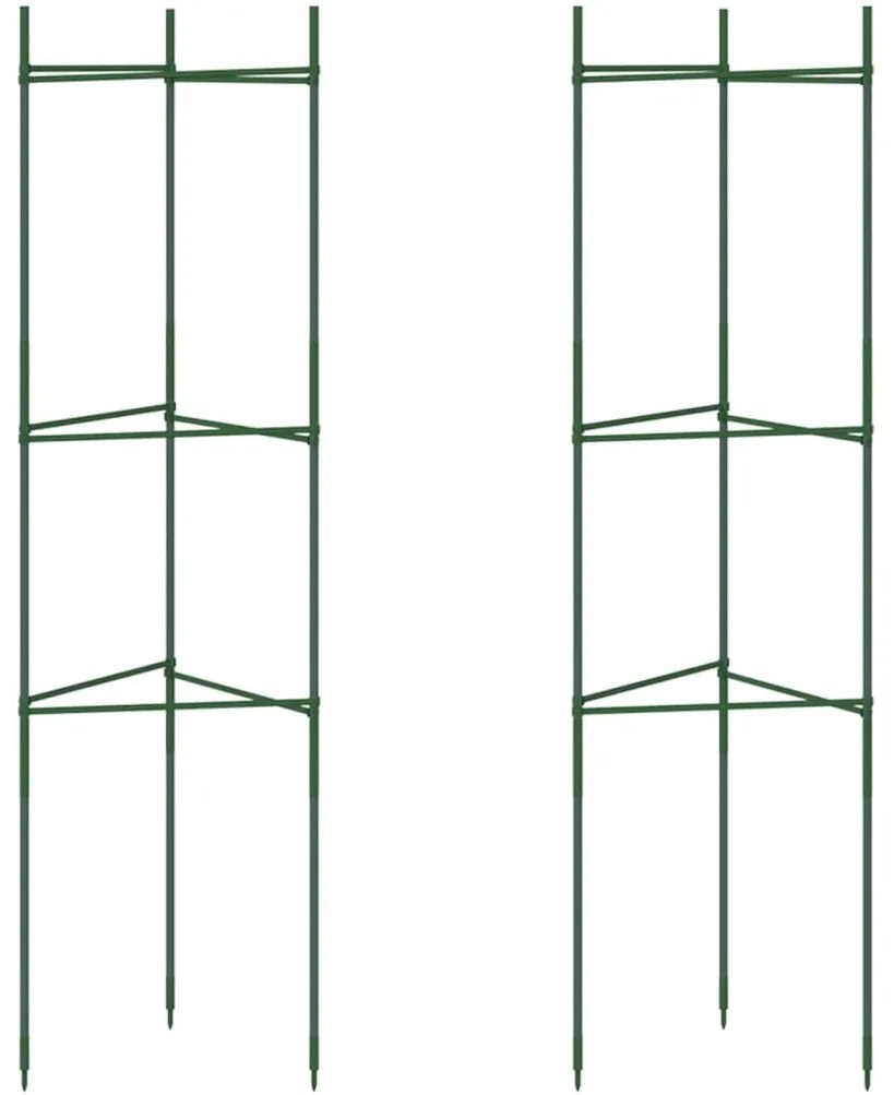 2 db acél és PP paradicsom ketrec 116 cm