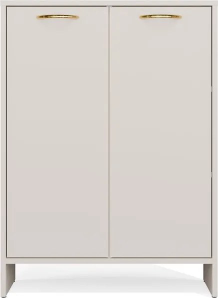 NINA 1K1D fürdőszoba szekrény 66x30x90 cm, kasmír-arany