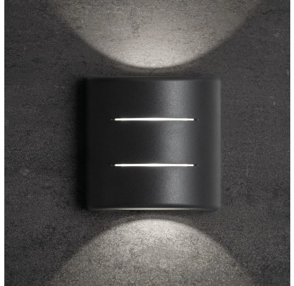 Kanlux 39184 - REFAZI kültéri LED fali lámpa LED/6W/230V IP54 antracit