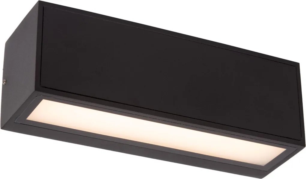LUCIDE 15813-02-30 SUTTON Modern Kültéri Fali Lámpa Fekete LED IP44