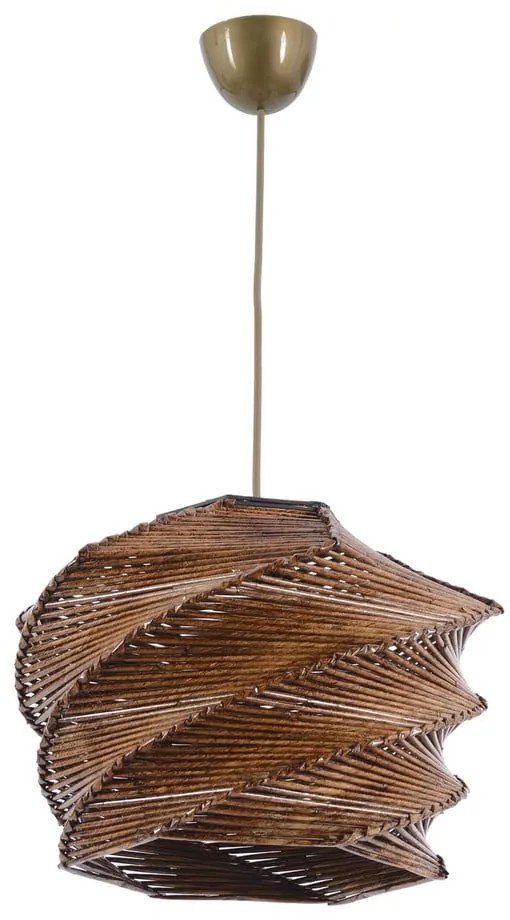 Világosbarna függőlámpa ø 32 cm Ruche – Opviq lights