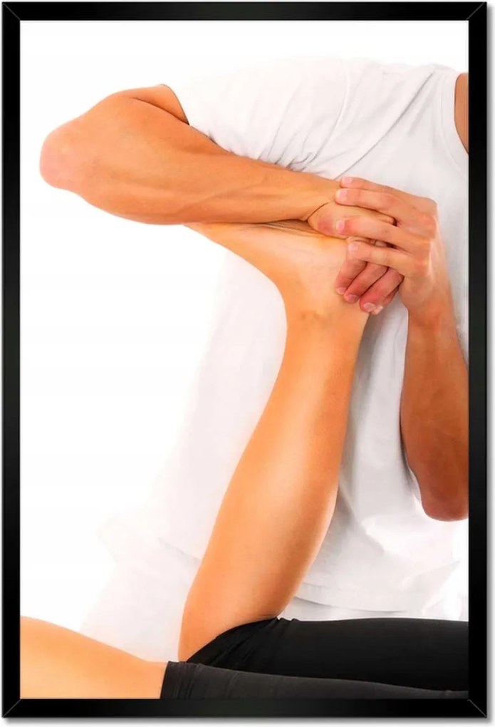 Poszterek keretben 40x60 Gyógytornász Lábmasszázs