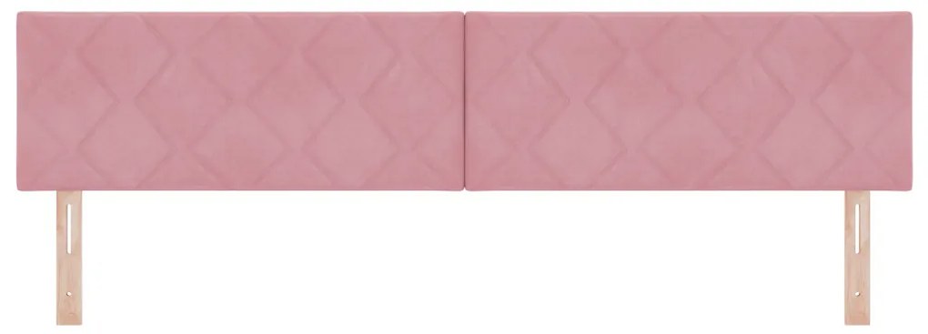 LED Fejtámla LED -es lámpákkal Rózsaszín 200 cm Bársony