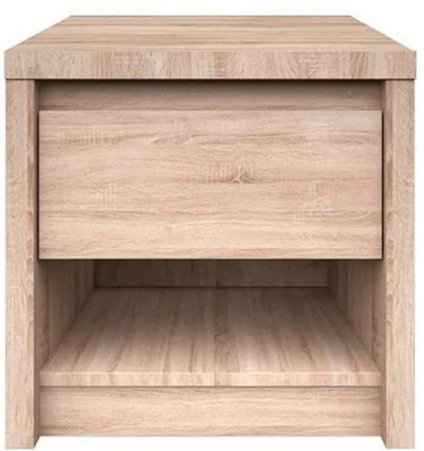 Éjjeliszekrény, DTD laminált, tölgy sonoma, NORTY