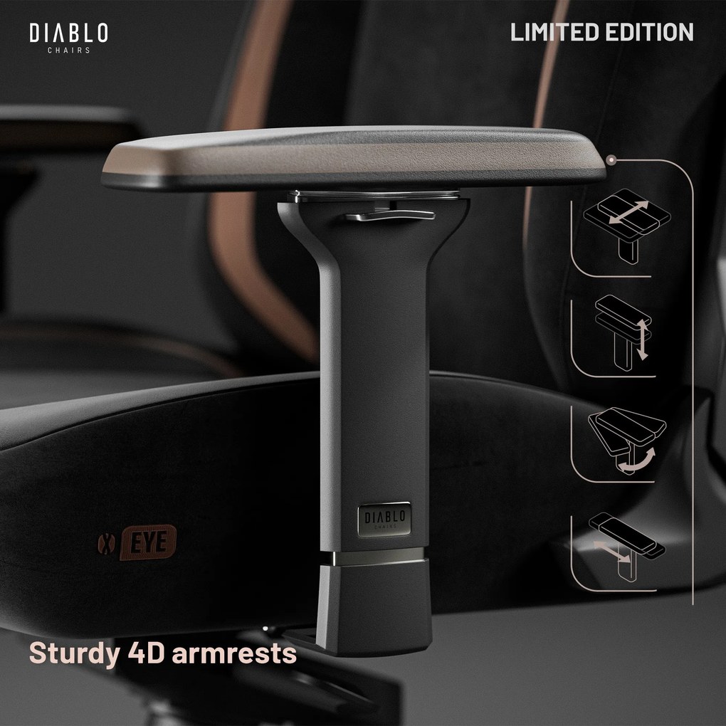 Diablo X-Eye 2.0 Ultra Black Gamer Szék