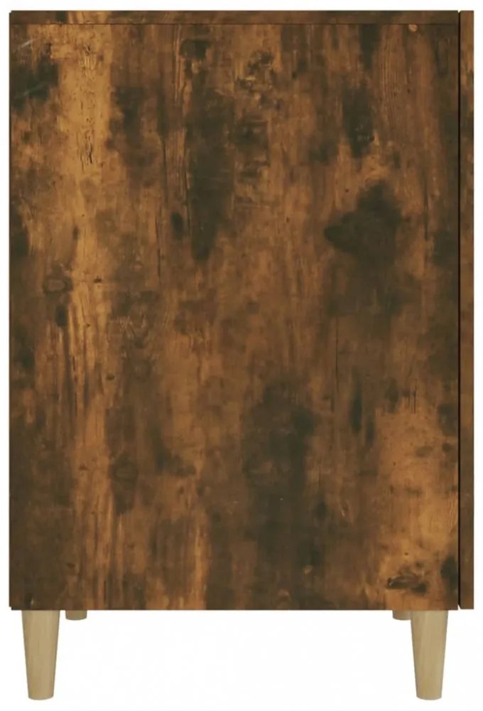 füstös tölgy színű szerelt fa íróasztal 140 x 50 x 75 cm