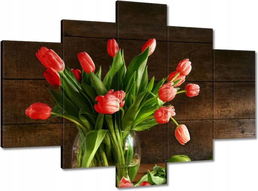 Vászonkép 150x105 Vörös tulipánok