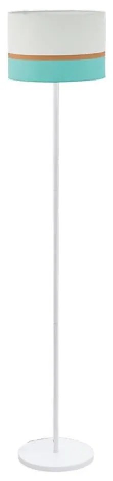 Eglo 55083 - LED Állólámpa 1xE27/10W/230V 3000K fehér/türkiz 55083