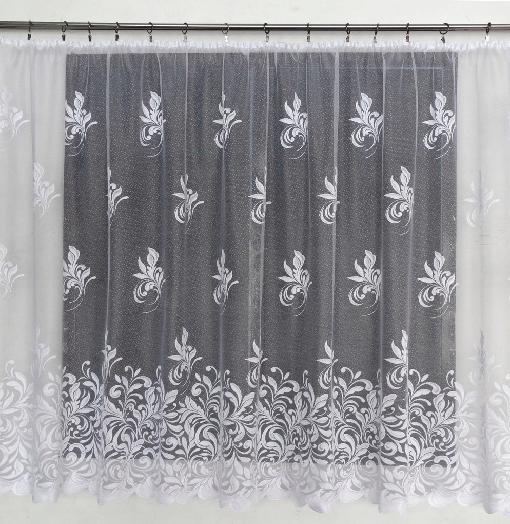 Mg Függöny 65/100 Fehér 210x160cm lengyel szalaggal