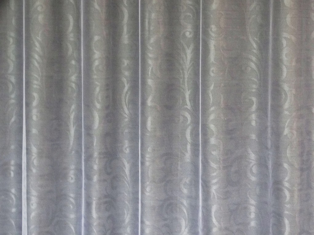 Mg Függöny jacquard 416 Fehér 230X250 kész szalaggal