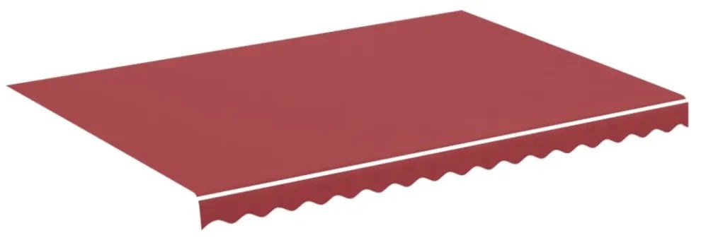 burgundi vörös csere napellenző ponyva 3,5 x 2,5 m