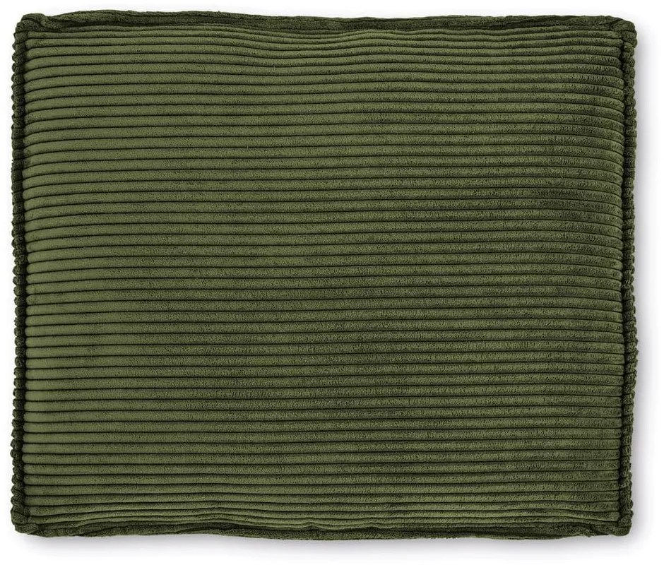 Zöld kordbársony párna kanapéra Blok – Kave Home