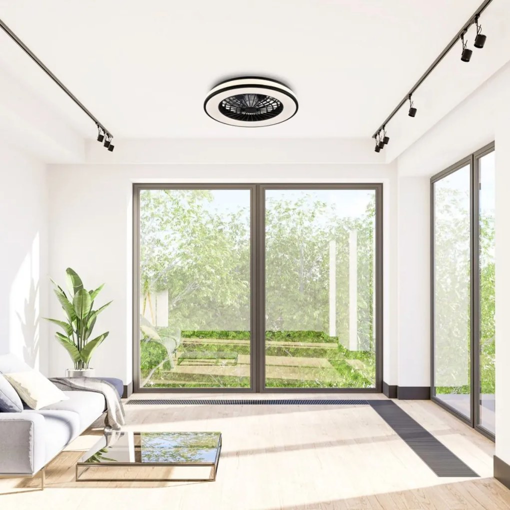 POLUX 325808 KENYA Ventilátoros lámpa Fehér LED IP20