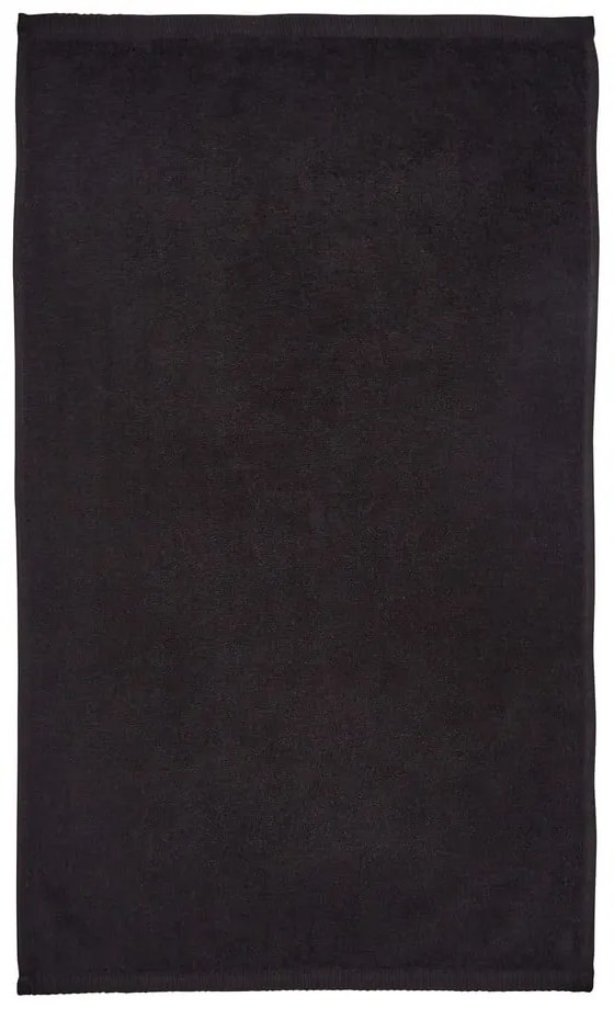 Fekete gyorsan száradó frottír pamut fürdőlepedő 70x120 cm Quick Dry – Catherine Lansfield