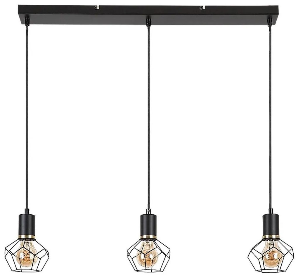 Rabalux 72242 - Csillár zsinóron FRAN 3xE27/40W/230V