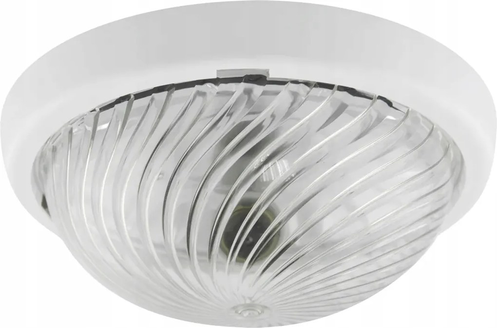 Struhm Kültéri Mennyezeti Lámpa Ø25cm IP44 Fehér Átlátszó E27