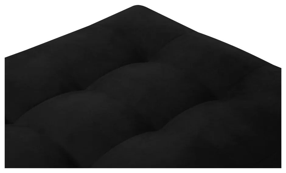 Santo fekete bársony lábtartó - Milo Casa