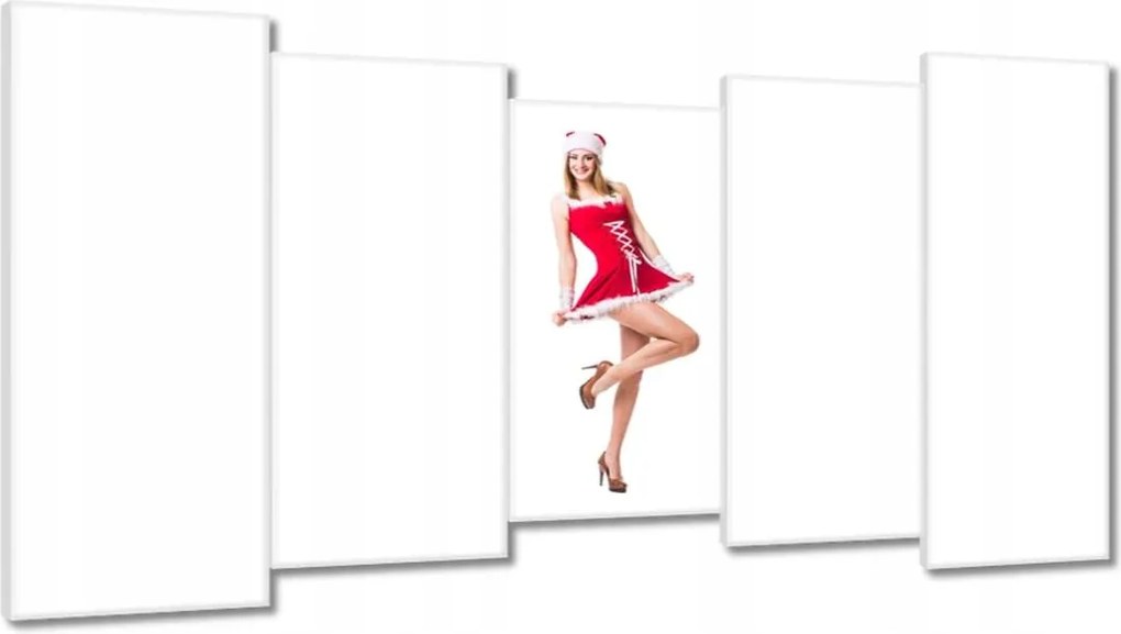 Vászonkép 150x80 Mikulás Hópehely