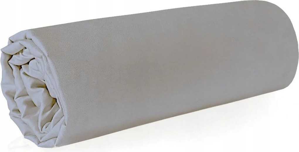 Nova gumi nélküli szatén lepedő 160x210 Eurofirany ezüst