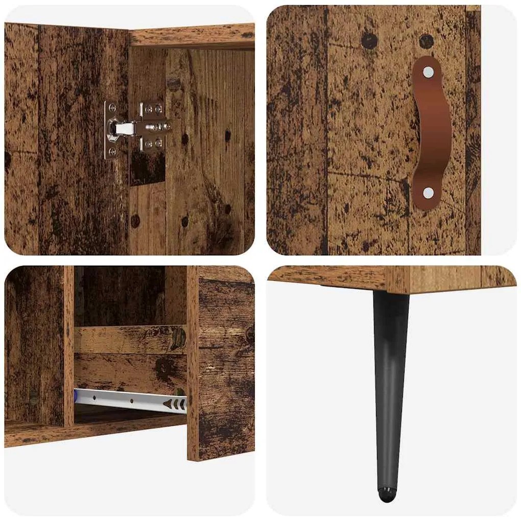 Széf fiókkal Öreg fa 100 x 36 x 60 cm Faanyag