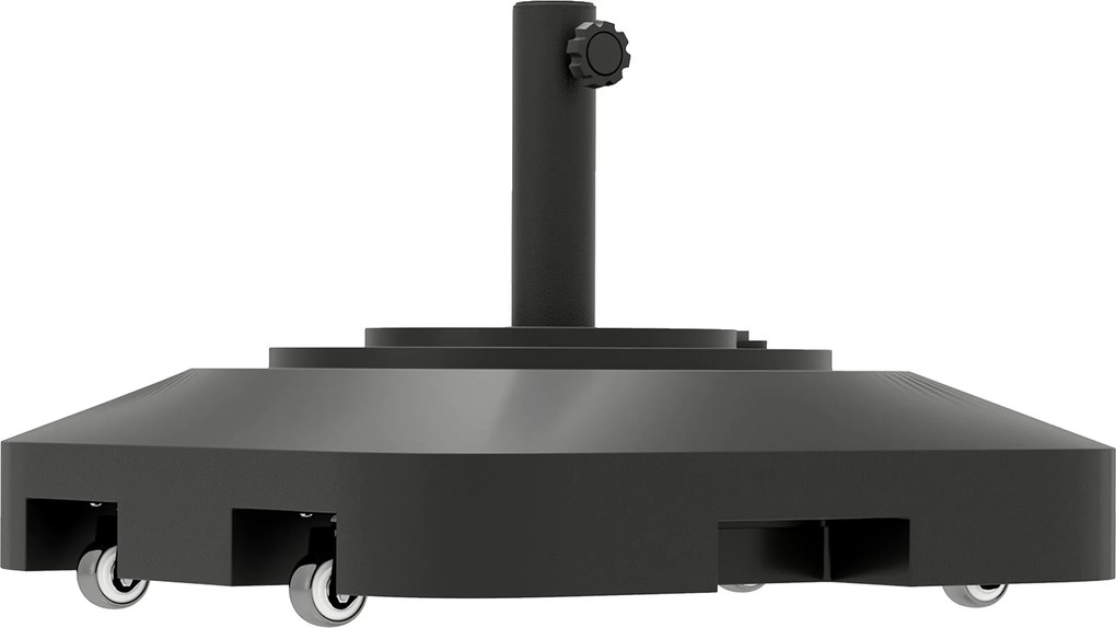 Outsunny Tölthető Napernyő Állvány Párna Kerekekkel, Négyzetes Napernyő Tartó, Napernyő Súly, Állvány Ø38/48 mm-es Napernyőhöz, Erkélyre, Teraszra, Ke