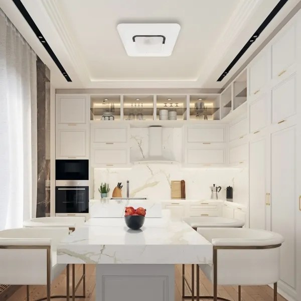 LED Dimmelhető mennyezeti lámpa SPARKY LED/65W/230V 3000-6000K + távirányító