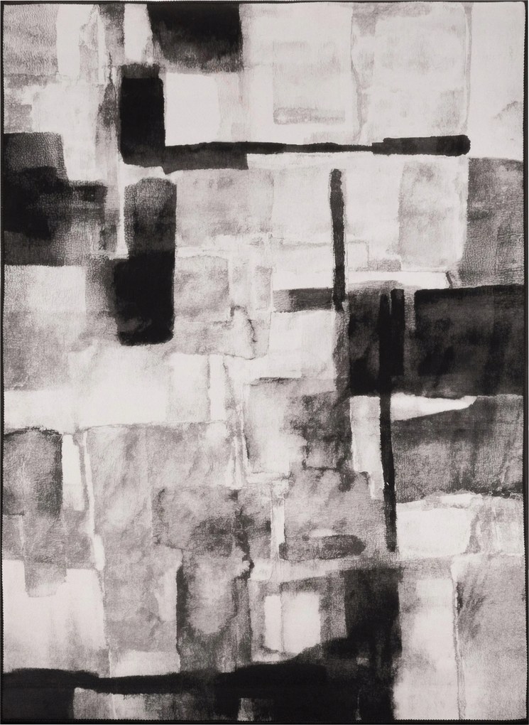 Szőnyeg 120X170 CM Szürke Nappaliba Csúszásgátló Divatos Modern Loft Bcf