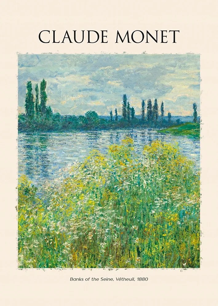 Claude Monet Öböl Seine poszter 30x40cm #416