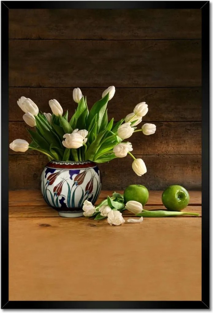 Poszterek keretben 40x60 Tulipánok vázában