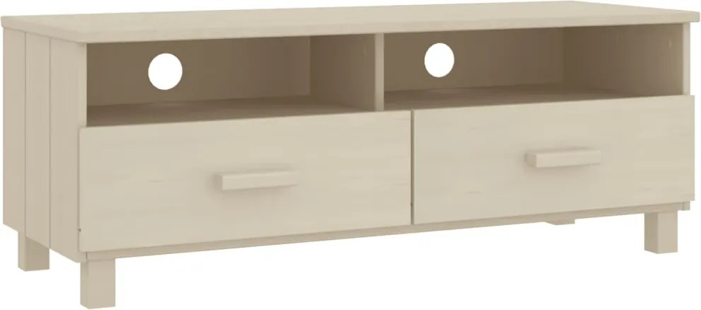 vidaXL HAMAR mézbarna tömör fenyőfa TV-szekrény 106 x 40 x 40 cm