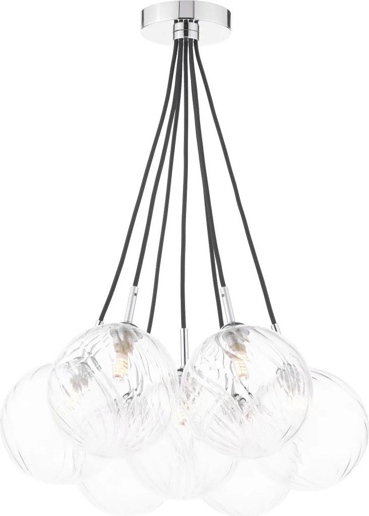 Dar Lighting modern függeszték elpis csiszolt króm darelp342-22