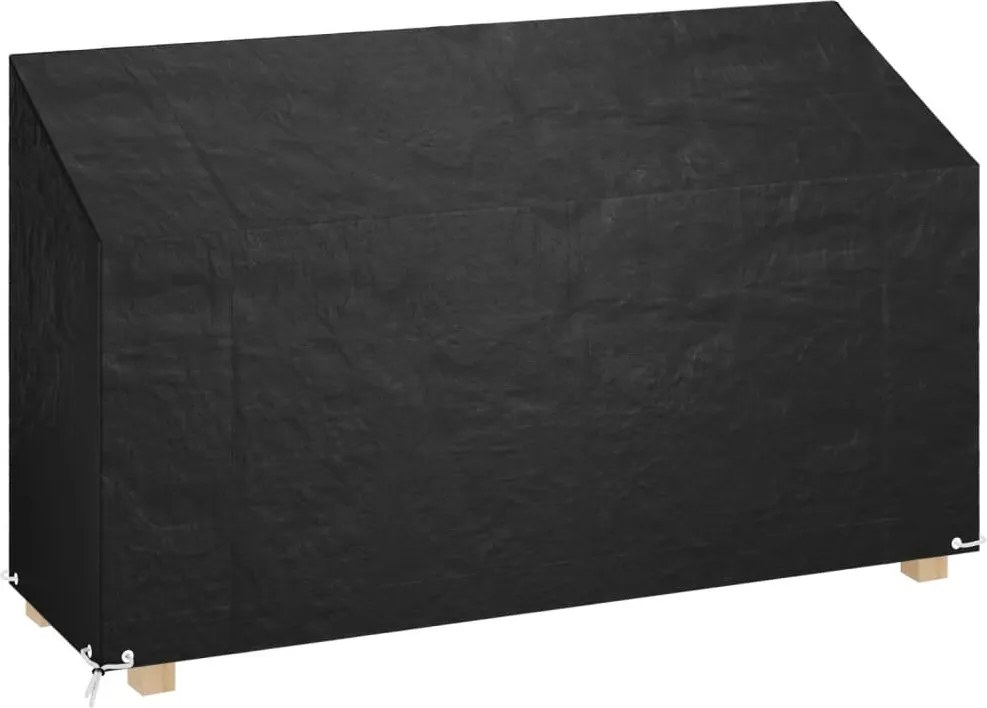 vidaXL polietilén kerti pad huzat 12 fűzőlyukkal 210x70x70/88 cm