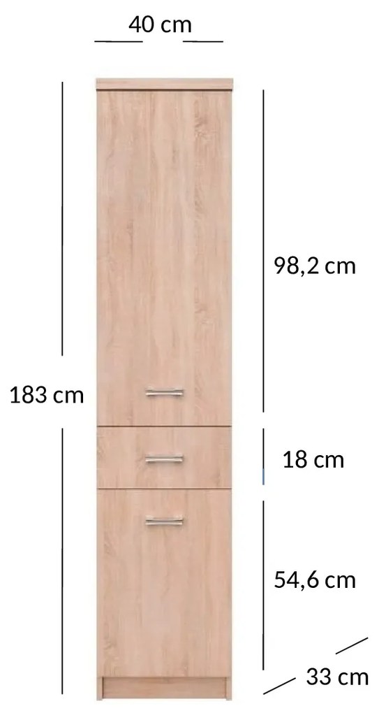 Regál Tianna (szonoma tölgy). 1053324