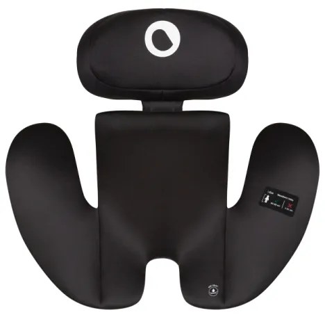 Lionelo autós gyerekülés alappal, forgatható BASTIAAN ONE i-Size 40-150 cm Fekete Carbon