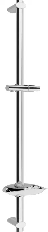 Mexen DB zuhanyrúd szappantartóval 75 cm, Króm - 79384-00