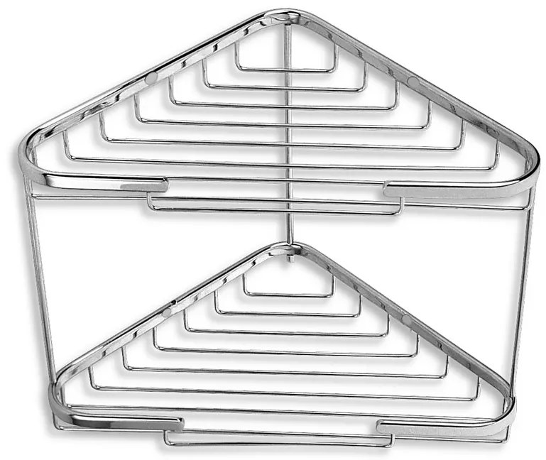 Novaservis - Dupla sarokpolc nagy Drótprogram króm, 6070.0