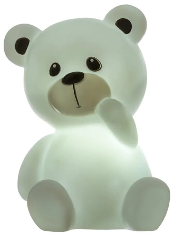 LED gyerek éjjeli fény TEDDY 10x13,5 cm - több színben Termék színe: Fehér