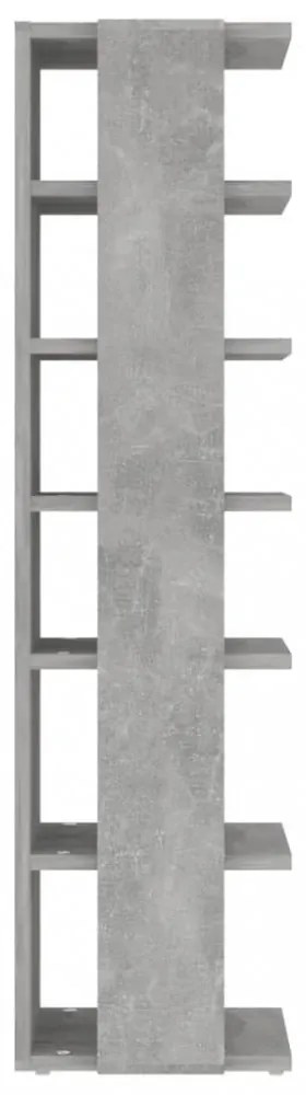2 db betonszürke cipősszekrény 27,5 x 27 x 102 cm
