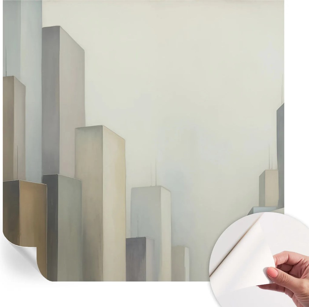 Fotótapéta Öntapadós tapéta a szobába Városi felhőkarcolók 250x250 cm
