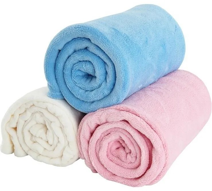 B.E.S. Petrovice mikroflanel gyerektakaró  exclusive, rózsaszín, 110 x 140 cm