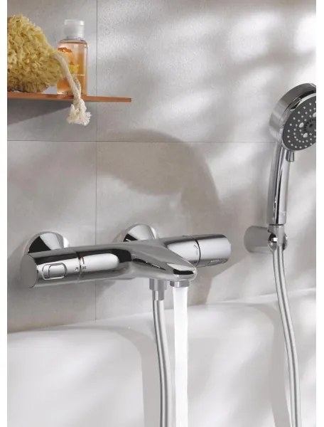 GROHE 34227002 - termosztátos kádcsaptelep PRECISION TREND DN 15 fényes króm