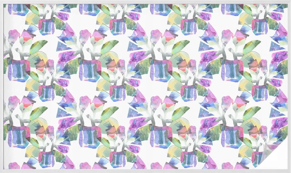 Ablakfólia Öntapadós Adatvédelem Színes absztrakt 200x116