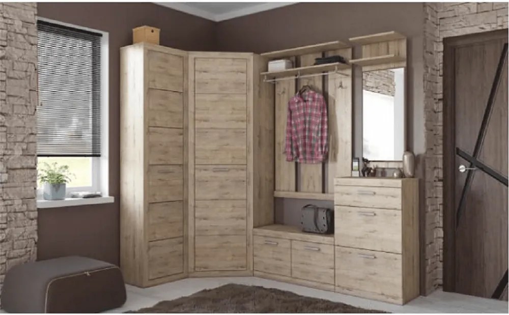 Komód 2D/90, tölgy san remo, ORESTES