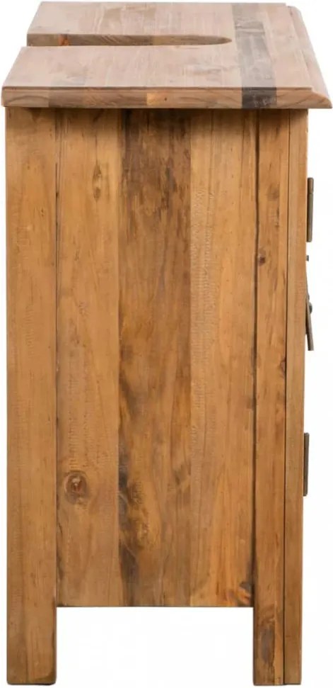 tömör újrahasznosított fenyőfa pipereszekrény 70 x 32 x 63 cm