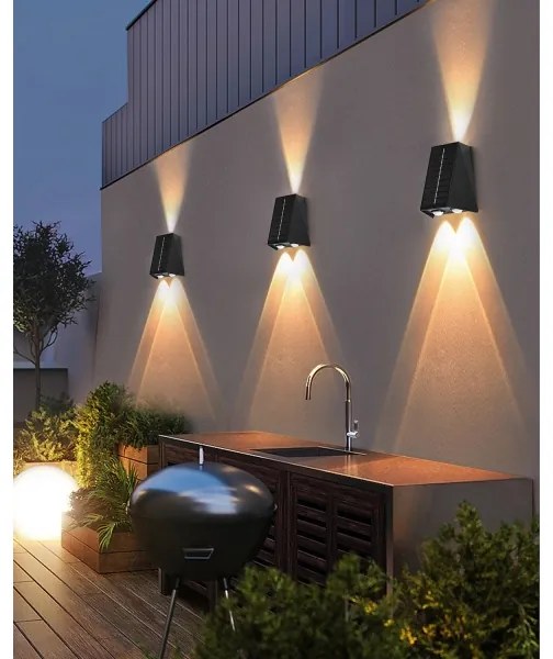 Immax 08490L - LED napelemes fali lámpa szenzorral LED/2W/5V IP54