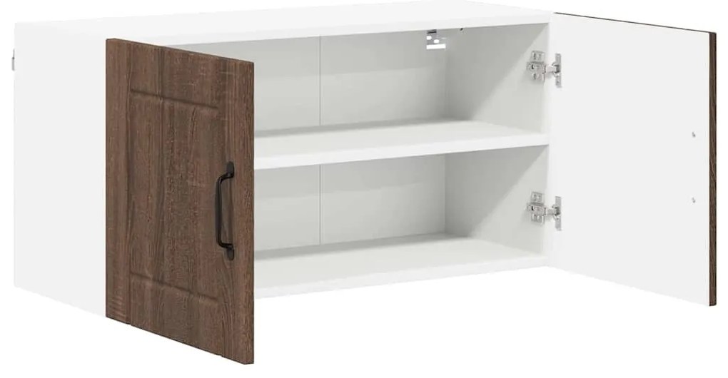 Fali konyhaszekrény Barna Tölgy 80 x 31 x 40 cm Faanyag